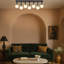 Plafonnier semi-encastré 7 lumières-233535126
