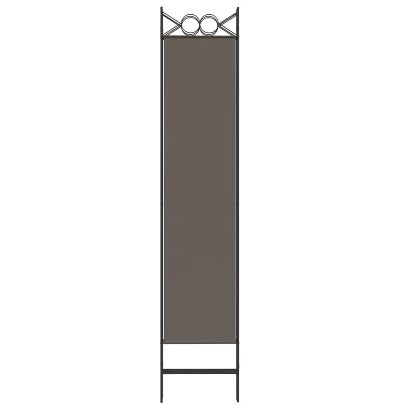 Casida Folding Room Divider, 3, Anthracite, 120 x 200 cm