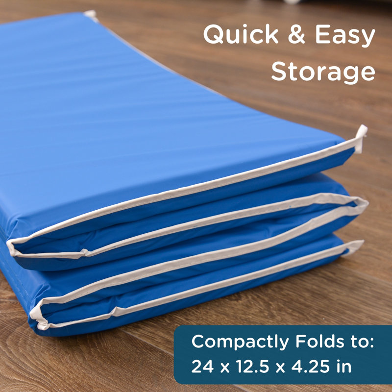 2" Tough Duty Folding Rest Mat -5 count - Blue