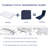 2Pcs Navy Blue Chaise Lounge Cushions, Fine Fabric, & Fade , Removable Zipper Covers For Cleaning, High Resilience Sponge Padding, Adjustable Straps Comfort 75 Inch Blue, Cover, Filling, Covers,