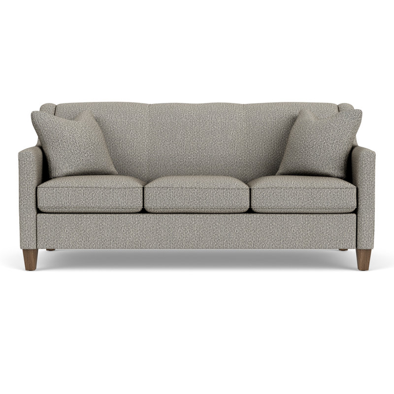 Shorecrest 78'' Upholstered Sofa, Dark Gray Polypropylene/Olefin