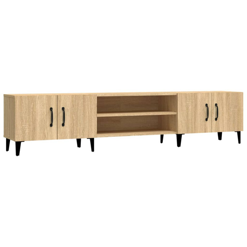 Lenapah Unfinished TV Stand for TVs up to 78", Sonoma Oak