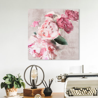 Doux romantique, rose traditionnel - peinture