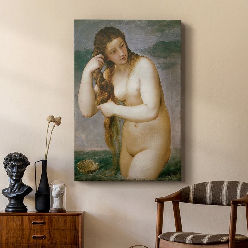 «Venus Anadyomene», toile tendue par Titian, 18 x 27