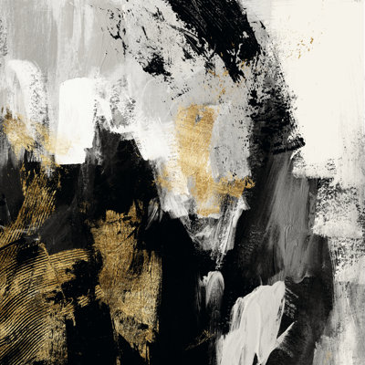 Collage doré neutre I