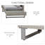 Outdoor Dezia Aluminium 5 - Person Seating Group with Cushions
