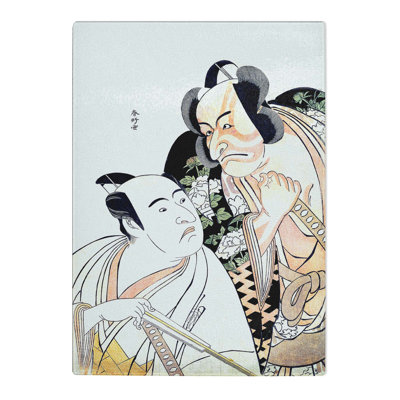 Tempered Glass Daimyo by Katsukawa Shunko Chopping Board