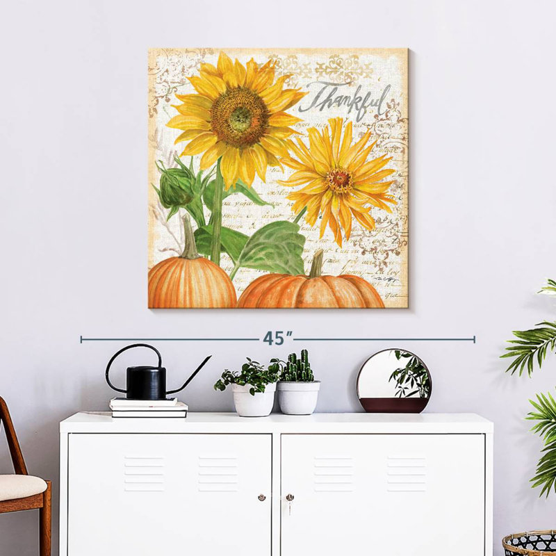 Harnek Fall Florals I, H 30 po x l 30 po