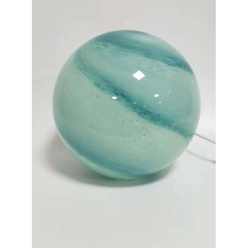 Bakken 28cm Blue Globe Table Lamp