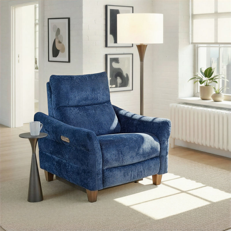 Fauteuil inclinable électrique Rasco, Bleu