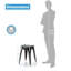 Tabouret court 18" Kanter