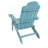 All Weather Outdoor HIPS Plastic Folding Adirondack Chair Fire Pit Chairs Oversized Patio Chair-66947167