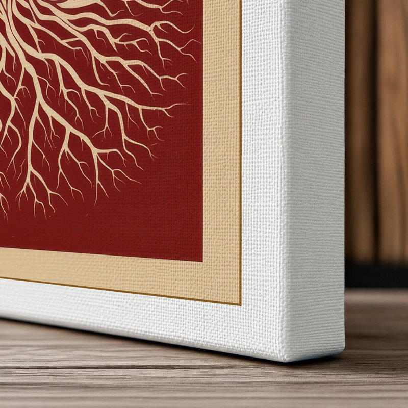 Tree of Life Botanical - Wrapped Canvas, 30x20 - 76.2 x 50.8 cm, White Border