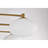 Camris 5-Light Brass Chandelier Frosted Glass Shades