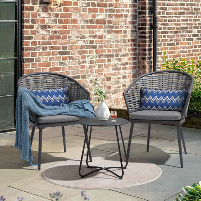 Charlcombe Premium All-Weather Wicker Outdoor Dining Armchair with Cushion
