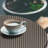 Ebern Designs Retro Fitted Round Tablecloth Diameter Dark Taupe and Champagne-1944561181