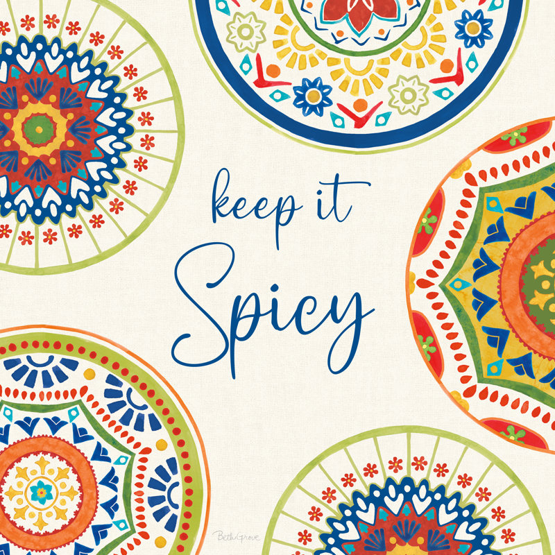 «Spice Love VI» sur toile par Beth Grove, 12" H x 12" W x 1.25" D