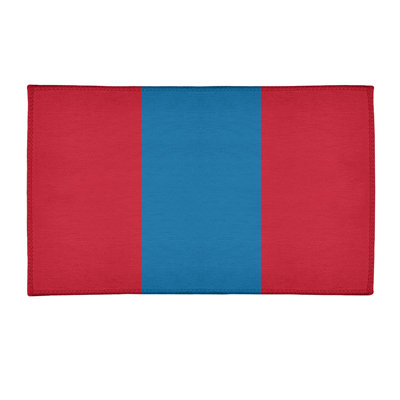 Tapis rouge/bleu