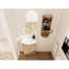 Meuble-lavabo autoportant de 23 po, lavabo, support de rangement, portes à fermeture en douceur - contreplaqué, meuble-lavabo en céramique, style moderne, longue durée