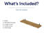 Chunky Shelf Kit, 'L' Metal Bracket, Pre-Sanded or Waxed-736223575-736223574