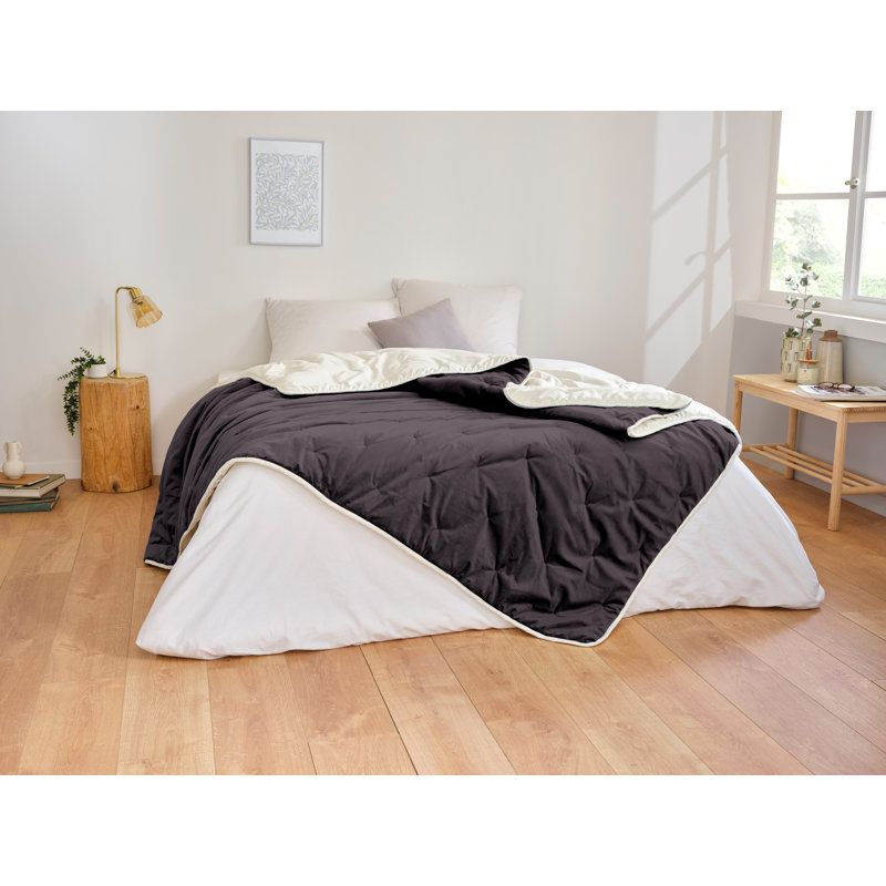 Amadea Throw Blanket, Steel, W220 x L240cm