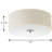 Chantey Linen Flush Mount-1593096540