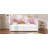 Twin XL To King Size Daybed With Two Storage Drawers And Upholstered Backrest
