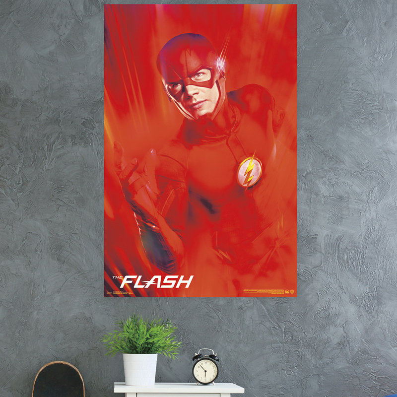 The Flash Red Key Art Unframed Poster