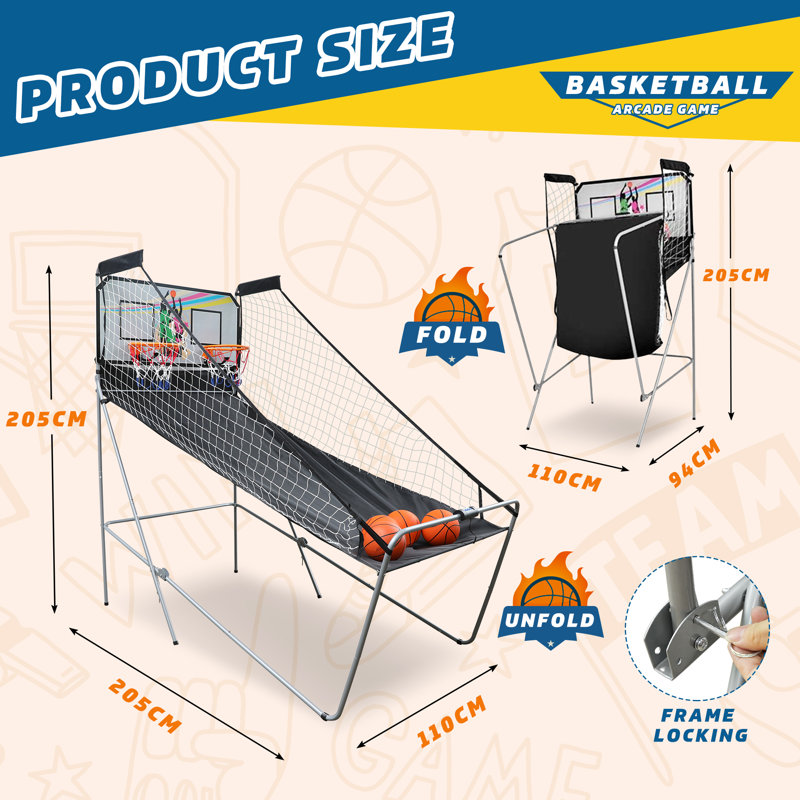 Family Basketball Arcade Game for Kids