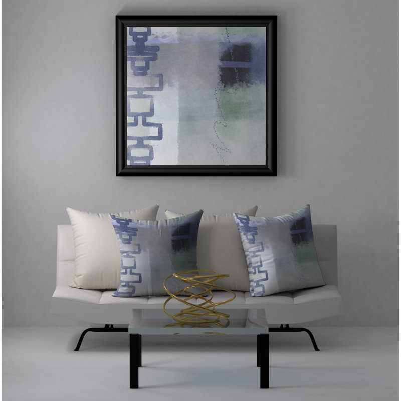 Housse de coussin décoratif carrée exotique inégalée, 24" X 24"