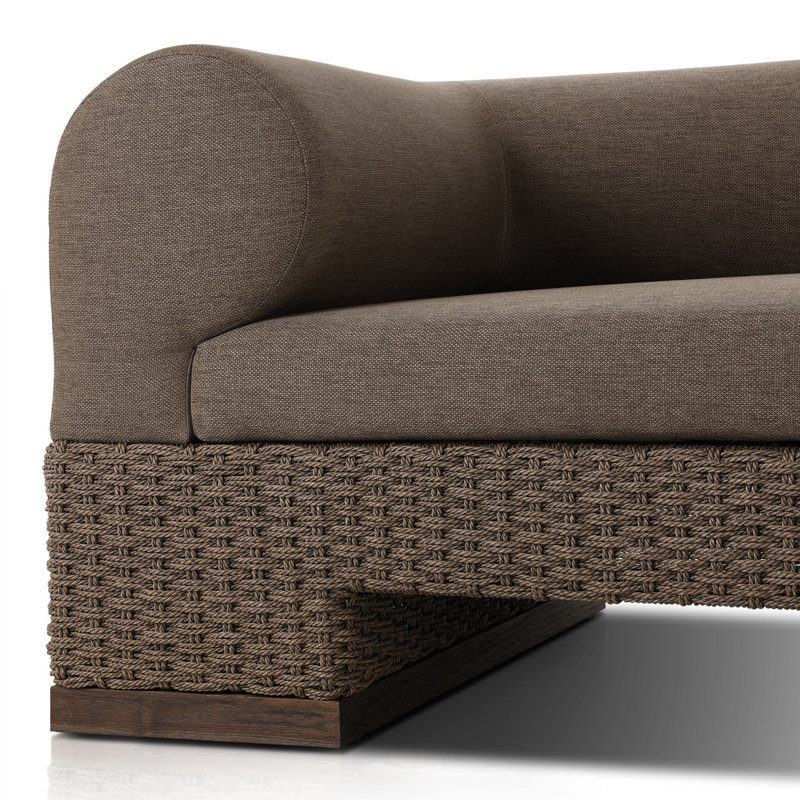 Joss Outdoor Sofa, Brown, Dark Brown