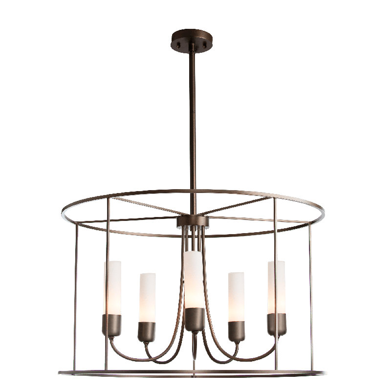 Portico 5 - Light Outdoor Pendant, Opal Glass, Coastal White