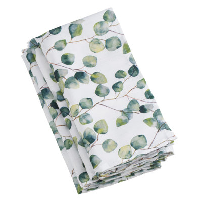 Natrona Polyester Floral Square Napkin