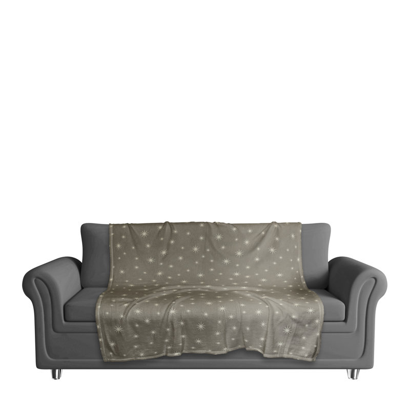  Jeté en molleton Twinkle, Gris