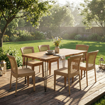 Ensemble repas 7 pièces pour 6 personnes