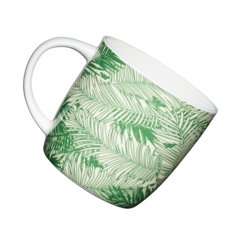 Palms Bone China Mug, 12