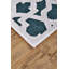 Tapis turquoise / blanc Ewald-29235712