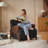 Modern Minimalist Chenille Accent Armchair-130932791