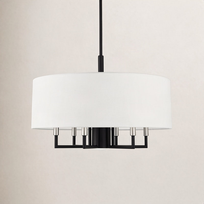 Moonlighter 7-Light Chandelier, Black