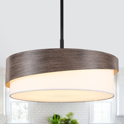 Lustre tambour moderne à 5 lumières 21,56 "à intensité variable