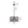 Sybil 5 - Light Dimmable Drum Chandelier