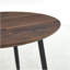 Table extensible, table à manger, table de bureau, table basse, pieds en métal noir, plateau couleur noyer, 100/140 / 180x100x75cm-38264975