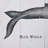 Blue Whale a Hand Embelished Textured Canvas-720238108