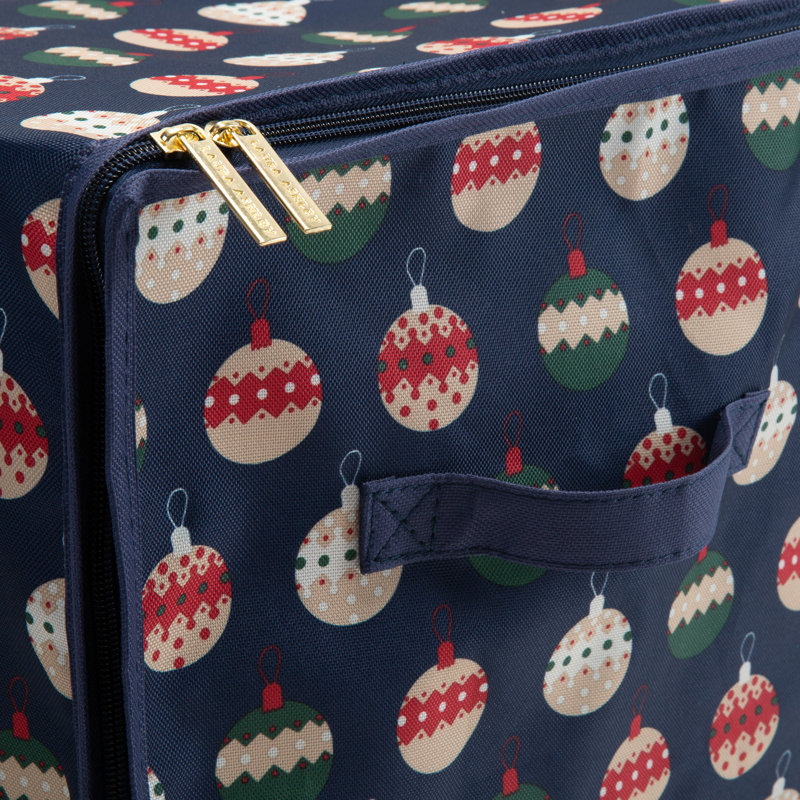 Rangement pour ornements de Noël, H 11,81 po x l 11,81 po x P 11,81 po