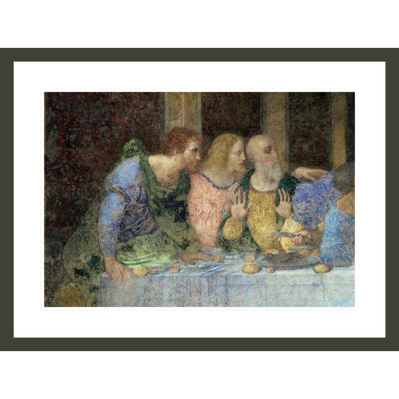 La Cène par Leonardo Da Vinci, H 22,42 po x l 29,5 po