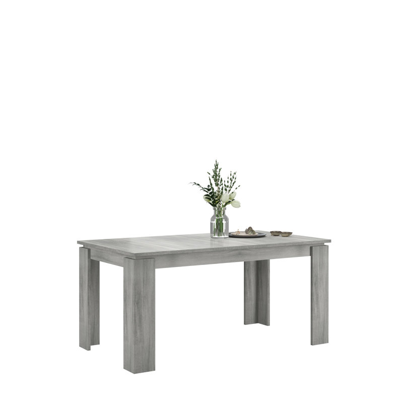 Gulwasha Extendable Dining Table, Smoke Silver