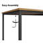 Abiud Modular Iron Computer Desk