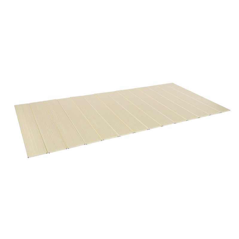 Couvercle de baignoire autoportant Stinec chiffre, Jaune, H 0,26 po x l 59,05 po x P 27,55 po