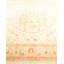 Tapis ivoire traditionnel noué à la main de conception unique 6 pi x 8 pi 9 po Keller