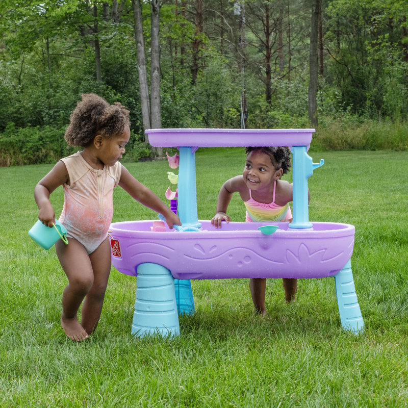Step2 Rain Showers Unicorns Toddler Outdoor Water Table 